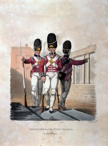 Grenadiers of the Foot Guards in Full Dress, J.C. Stadler tarafından oyulmuş, Colnaghi und Co. 1812-15 (c. by Charles Hamilton Smith