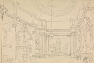 Salon, Easton Neston, Northants by Charles Hamilton Smith