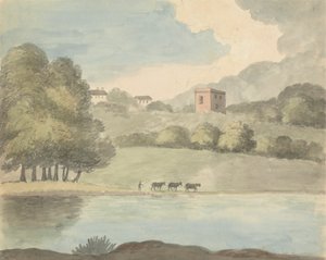 nehir manzarası by Charles Hamilton Smith