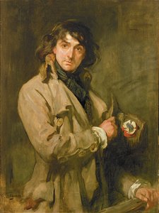 Sir John Martin Harvey'in Charles Dickens (1812-1870) tarafından 'Tek Yol'/'İki Şehrin Hikayesi'nde Sydney Carton olarak portresi (tuval üzerine yağlı boya) by Charles Haslewood Shannon