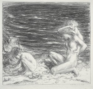 Deniz ve Esinti, 1894. by Charles Haslewood Shannon