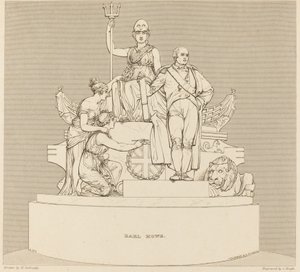 Earl Howe Anıtı by Charles Heath after Henry Corbould after John Flaxman