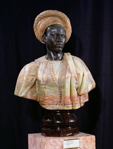 Sudanlı Bir Adamın Büstü, 1857 (oniks ve bronz)