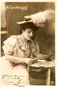 Eski kartpostal/Beni unutma/ Belle Epoque