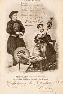 Eski kartpostal / Le Rouet / Brittany / Fransa by Augustus Kollner