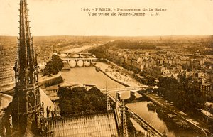 Notre Dame / Paris / Seine / Ile de France / Fransa