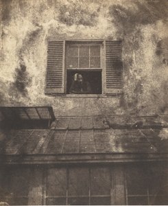 Auguste Vacquerie Pencerede, Deniz Terası, c. 1853. Yaratıcılar: Charles Hugo, Auguste Vacquerie. by Charles Hugo, Auguste Vacquerie