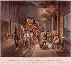 Genel Postane, Lombard Street, Londra, 1827
