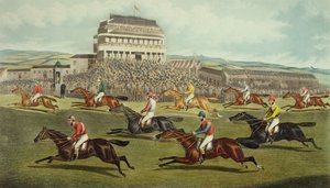 Liverpool Grand National Engelli Koşu - Geliyor, 1872 yayınlandı