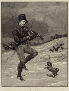 Keeping Himself Warm  by Charles J. Staniland