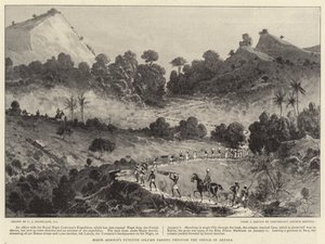 Binbaşı Arnold'un Cezalandırıcı Sütunu Akpara Kirliliği'nden geçiyor by Charles J. Staniland