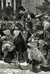 Londra Su Temini - Boğucu Bir Günde Bir Eskiz by Charles J. Staniland