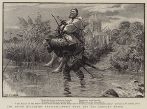 Ripon Millenary Festivali, Robin Hood ve Curtall Fritözü by Charles J. Staniland
