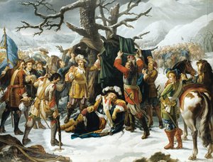 Maréchal de Turenne Turckheim Savaşı Arifesinde Uyurken by Charles Jacques Lebel