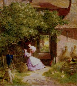 Anne ve Çocuk by Charles James Lewis