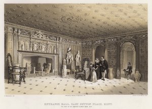 Giriş holü, East Sutton Place, Kent, Sir Edmund Filmer