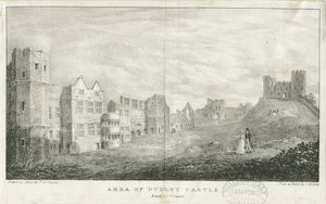Dudley Kalesi - Kale: litografi, nd [c 1825] by Charles Joseph Hullmandel