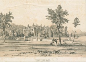 Westwood Hall: renkli litografi, nd [1832-1841]