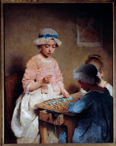 Piyango bölümü Boyama Charles Chaplin (1825-1891) 1865 Güneş. 1,16x0,97 m Rouen, Güzel Sanatlar Müzesi