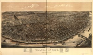 1896 yılında St.Louis by Charles Juehne