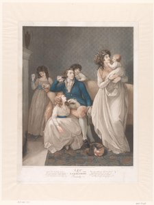 Dört çocuklu İngiliz aile Ev Sahibinin Ailesi (nesne üzerindeki başlık) by Charles Knight