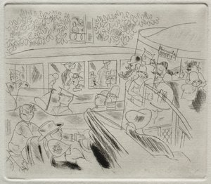 Trafik, Montmartre by Charles Laborde