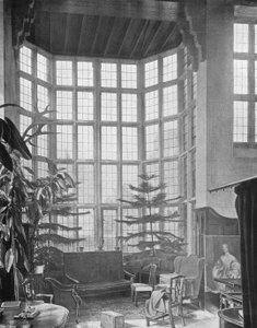 Stanway: Salondaki Büyük Pencere by Charles Latham