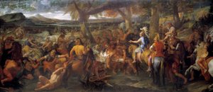 İskender ve Porus. MÖ 327