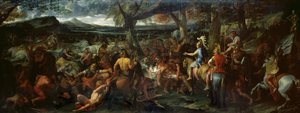 Alexander ve Porus, Hydaspes Savaşı'nda, c.1673 (tuval üzerine yağlı boya)
