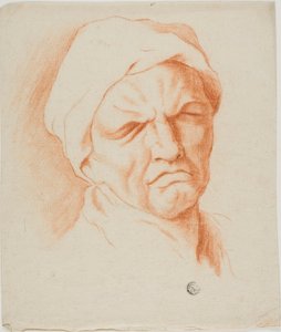 Yaşlı Bir Adamın Başı by Charles Le Brun