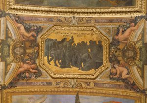 1662 Kıtlığında İnsanlara Yardım Etmek, Galerie des Glaces