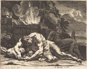 Nox (Gece) by Charles Le Brun