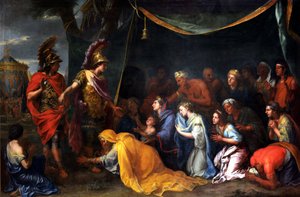 İskender'in ayaklarındaki Pers Kraliçeleri, Darius'un Çadırı olarak da anılır, 1660 dolayları (tuval üzerine yağlı boya) by Charles Le Brun