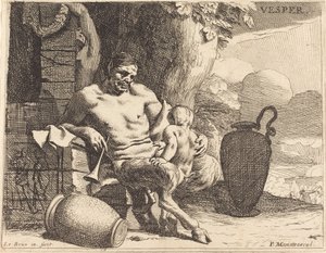 Vesper (Akşam) by Charles Le Brun