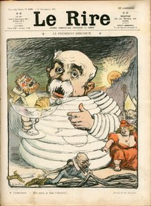 “Kahkaha”nın kapağı, 198 numara, Satirique en Couleurs by Charles Leandre