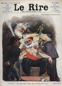 Emile Loubet - Ücretsiz Cumhurbaşkanlığı Emekli Maaşı - Bay Loubet - Onların kanaatlerini tenime sokmak çok zor! - (Charles Leandre (1862-1934) Başkan LOUBET