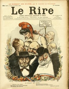 Le Rire Kapağı için Charles Leandre (1862-1934) çizimi by Charles Leandre