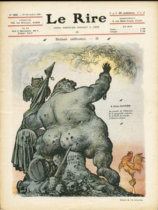 Le Rire Kapağı için Charles Leandre (1862-1934) çizimi by Charles Leandre