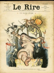 Le Rire Kapağı için Charles Leandre (1862-1934) çizimi by Charles Leandre