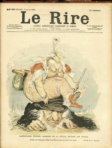 Le Rire Kapağı için Charles Leandre (1862-1934) çizimi by Charles Leandre