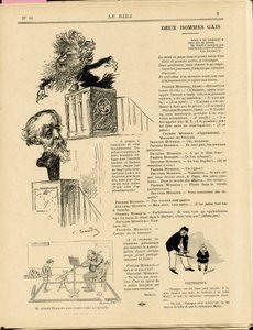 Charles Leandre'nin (1862-1934) Le Rire'deki çizimi by Charles Leandre