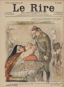 Kaiser Wilhelm II ve Kraliçe Victoria, Le Rire için İllüstrasyon