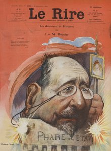Maurice Rouvier, Fransız politikacı. Le Rire için İllüstrasyon
