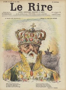 Oscar II, İsveç Kralı, Le Rire için İllüstrasyon