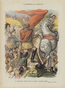 1905 Fas Krizi Üzerine Hiciv. Le Rire için İllüstrasyon by Charles Leandre
