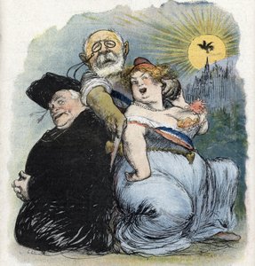 Kilise ve Devletten Ayrılma: “” Fransız politikacı Jean-Bienvenu Martin (Bienvenu-Martin) (1847-1943), Kamu Eğitimi, Güzel Sanatlar ve İbadet Bakanı, umutsuzca Kiliseyi Fransa
