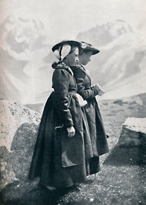 İki İsviçreli kadın, 1912 by Charles Lefebure