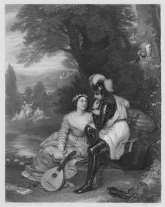 Gaston De Foix (gravür) by Charles Lock (after) Eastlake