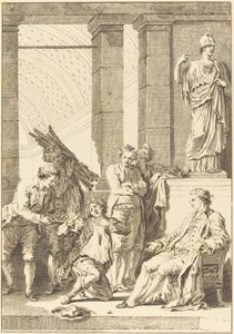 köylü by Charles Louis Lingée after Jean Honoré Fragonard