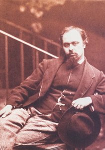 Dante Gabriel Rossetti by Charles Lutwidge (1832-98) Dodgson